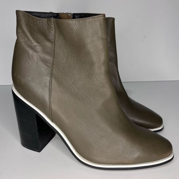 Sol Sana Fox Olive Ankle Boot Size 40 - Picture 13 of 13